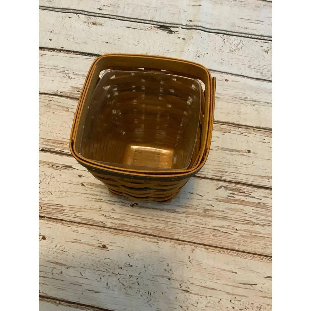 Longaberger handwoven wood
